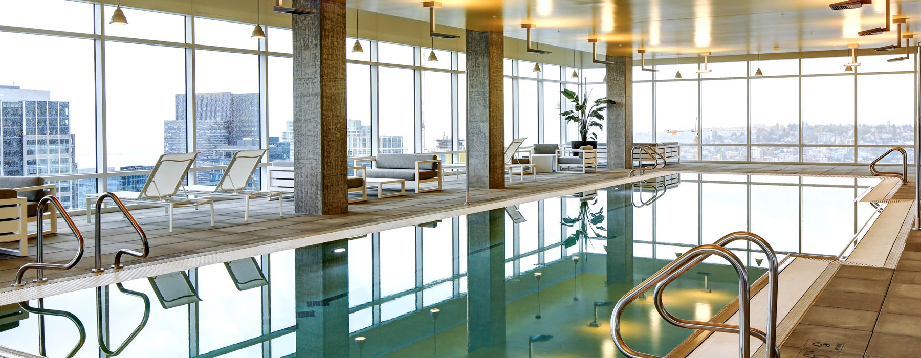 Private indoor pool