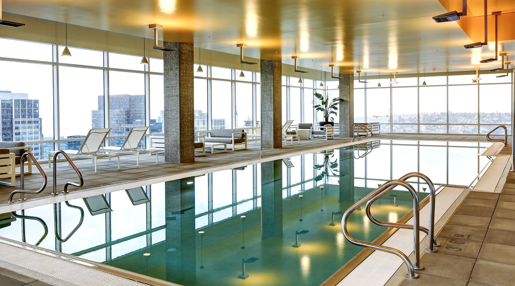Private indoor pool Private indoor pool